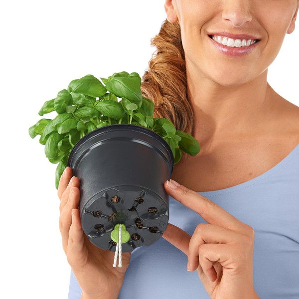 Розумний вазон Lechuza Cube Color 16 1,75 л сірий 13584