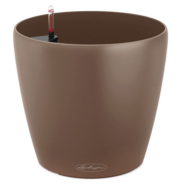 Розумний вазон Lechuza Classico Color 21 5 л коричневий 13183