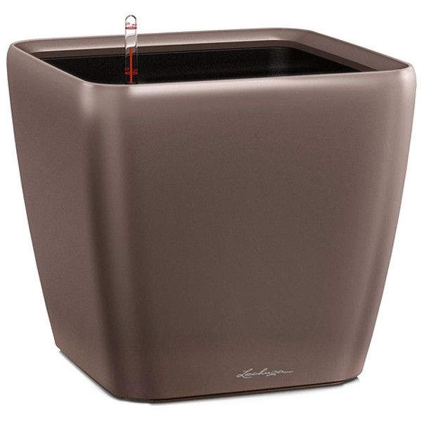 Розумний вазон Lechuza Quadro Premium LS 21 4 л коричневий 16121