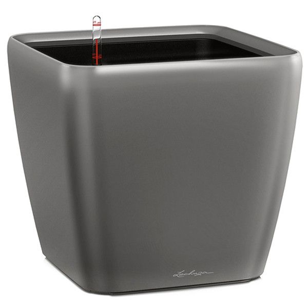 Розумний вазон Lechuza Quadro Premium LS 21 4 л сірий 16123