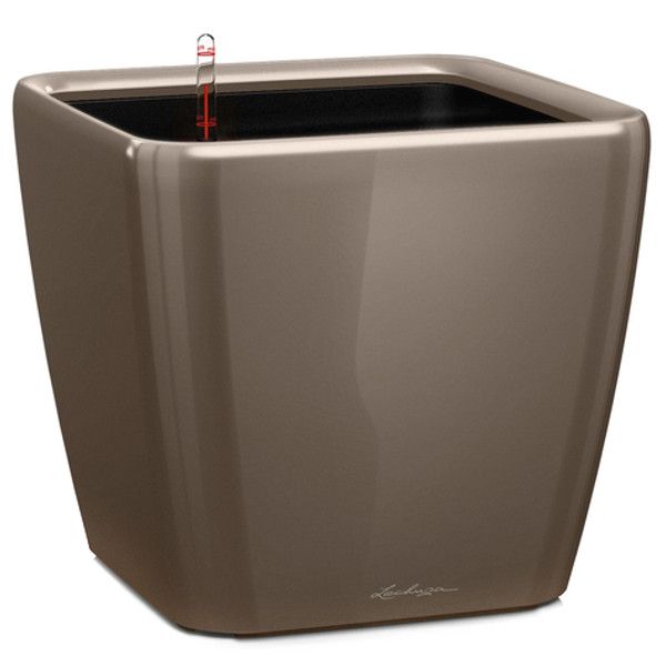 Розумний вазон Lechuza Quadro Premium LS 21 4 л коричневий 16125