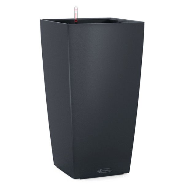 Розумний вазон Lechuza Cubico Color 22 6 л сірий 13164