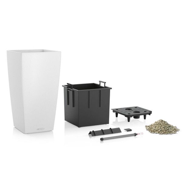 Розумний вазон Lechuza Cubico Color 22 6 л сірий 13164