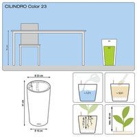 Розумний вазон Lechuza Cilindro Color 23 6 л оранжевий 13942