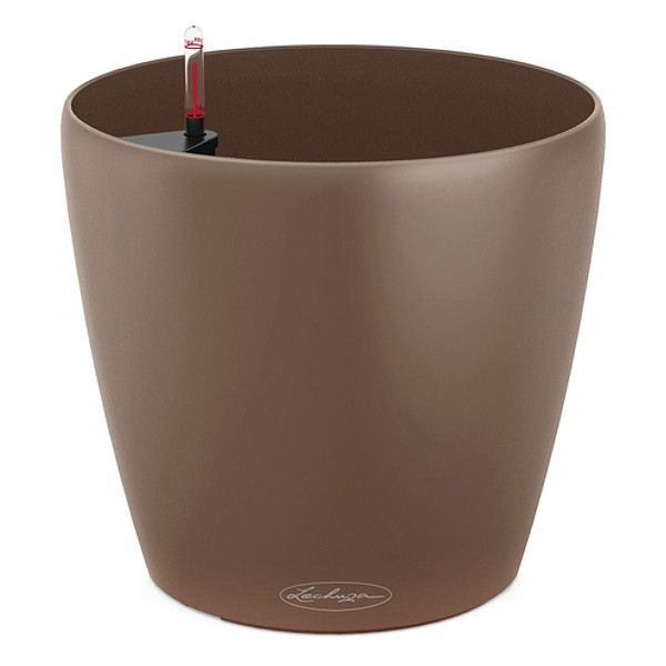 Розумний вазон Lechuza Classico Color 28 9 л коричневий 13203