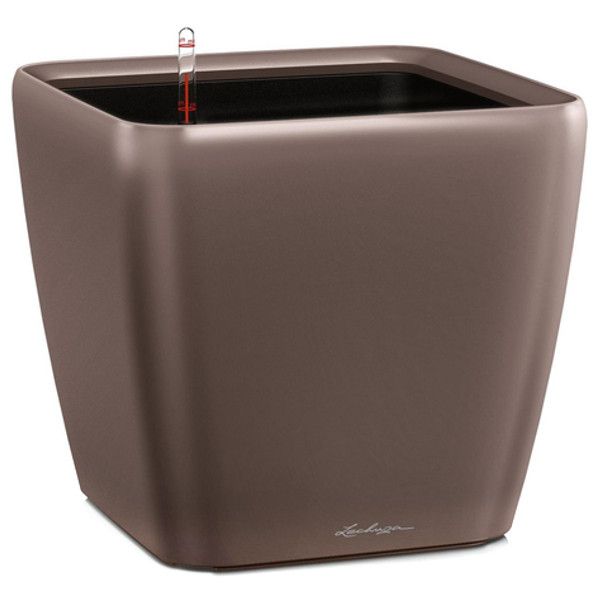 Розумний вазон Lechuza Quadro Premium LS 28 8,5 л коричневий 16141