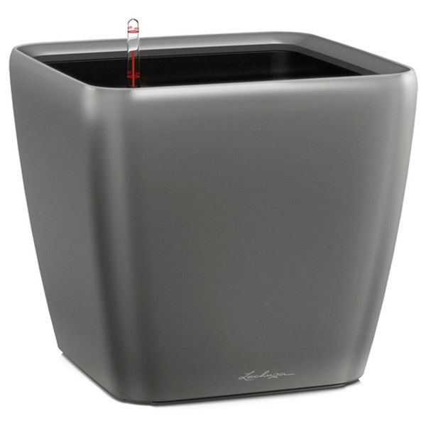 Розумний вазон Lechuza Quadro Premium LS 28 8,5 л сірий 16143