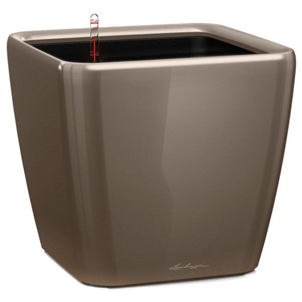 Розумний вазон Lechuza Quadro Premium LS 28 8,5 л коричневий 16145