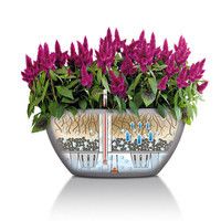 Розумний вазон Lechuza Cubeto Color 30 4,5 л сірий 13830