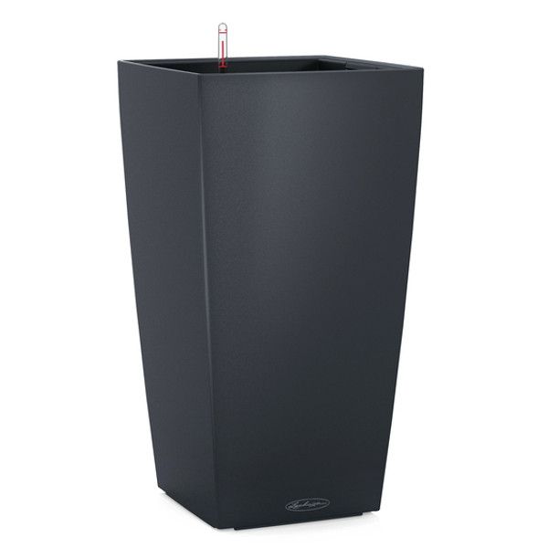 Розумний вазон Lechuza Cubico Color 30 14 л сірий 13138