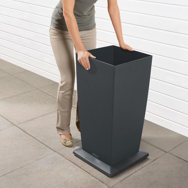 Розумний вазон Lechuza Cubico Color 30 14 л сірий 13138