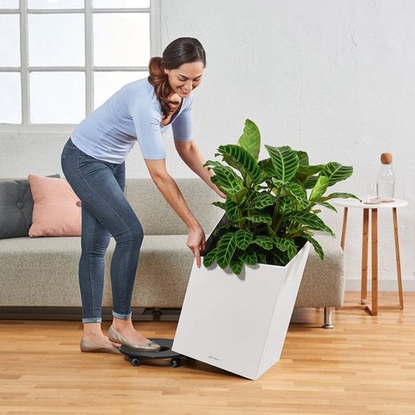 Розумний вазон Lechuza Cursivo Premium 30 12 л білий 16600