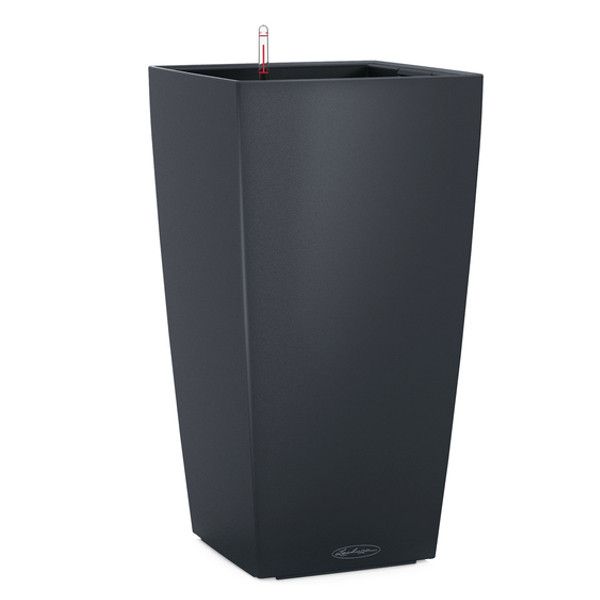 Розумний вазон Lechuza Cubico Color 40 31 л сірий 13158