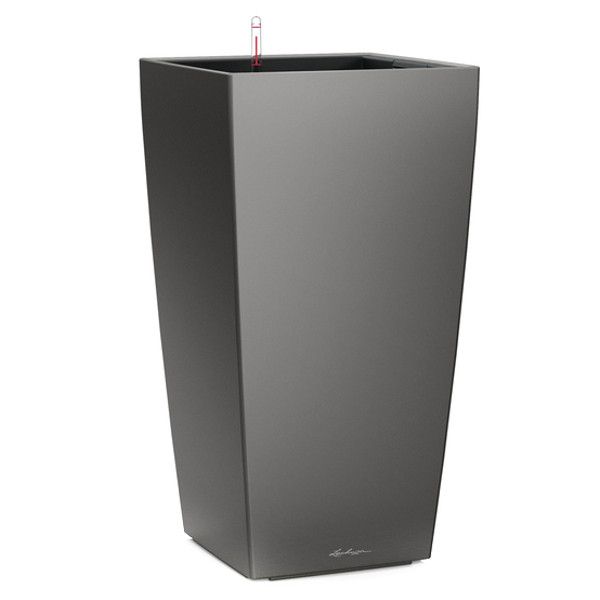 Розумний вазон Lechuza Cubico 40 31 л сірий 18194