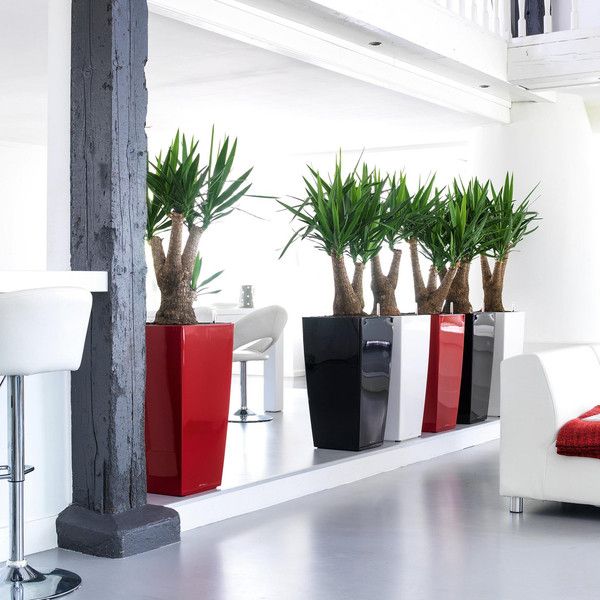 Розумний вазон Lechuza Cubico 40 31 л сірий 18194