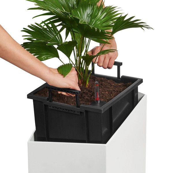 Розумний вазон Lechuza Cursivo Premium 40 31 л коричневий 16624