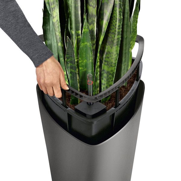 Розумний вазон Lechuza Delta 40 17 л сірий 15543