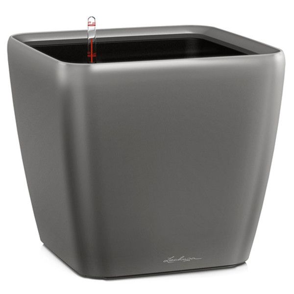 Розумний вазон Lechuza Quadro Premium LS 43 31,9 л сірий 16183