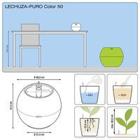 Розумний вазон Lechuza Puro Color 50 13 л сірий 13344