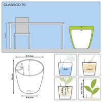 Фото Розумний вазон Lechuza Classico 70 145 л коричневий 14627