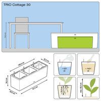 Розумний вазон Lechuza Trio Cottage 30 42 л сірий 15003