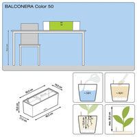 Розумний вазон Lechuza Balconera Color 50 8 л сірий 15673