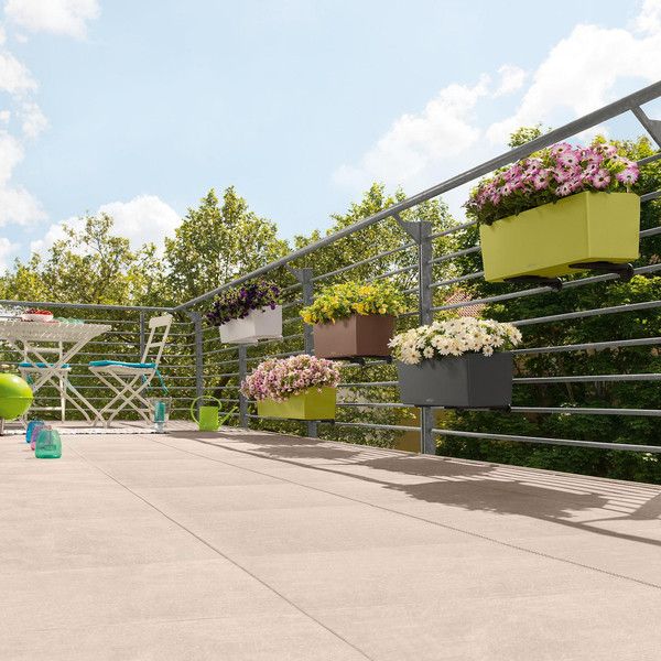 Розумний вазон Lechuza Balconera Color 80 12 л білий 15680