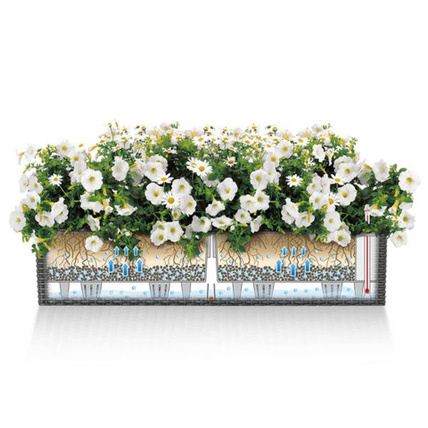 Розумний вазон Lechuza Balconera Cottage 80 12 л білий 15610