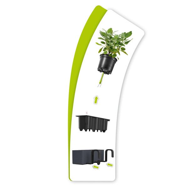 Розумний вазон Lechuza Balconissima 40 7,5 л сірий 13684