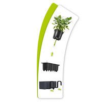 Розумний вазон Lechuza Balconissima 40 7,5 л зелений 13685