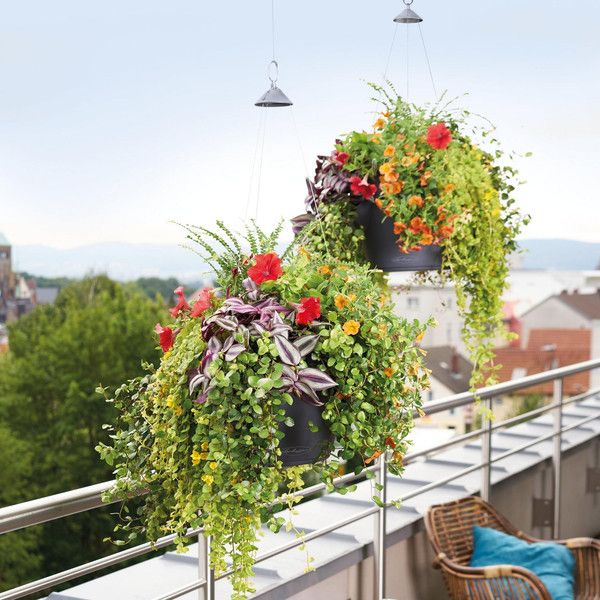 Підвіс для вазону Lechuza Cascadino Color зелений 14999