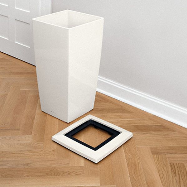 Ролики для вазона Lechuza Cubico 30 білий 13425