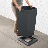 Фото Ролики для вазона Lechuza Cubico 30 чорний 13427