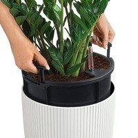 Кашпо Lechuza Cilindro Color 23 сірий 13943