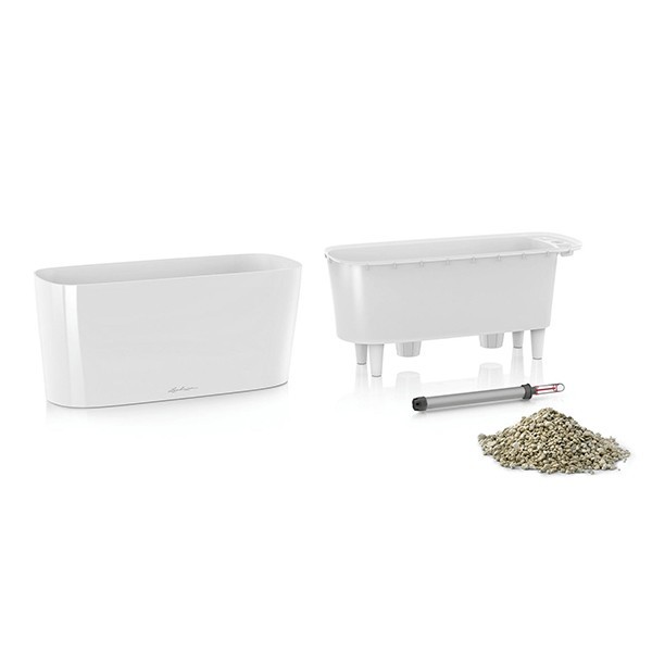 Кашпо Lechuza Delta 20 антрацитовий металік 15563