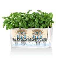 Кашпо Lechuza Delta 20 антрацитовий металік 15563