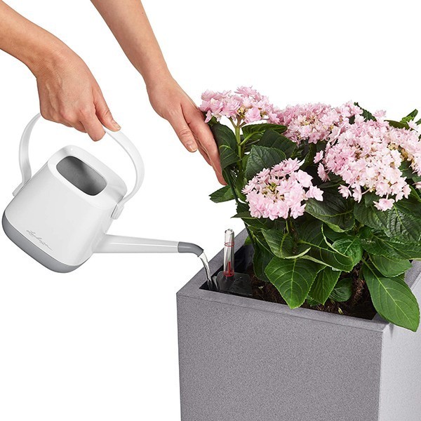 Кашпо Lechuza Canto Stone Low 30 графітово-чорний 13702