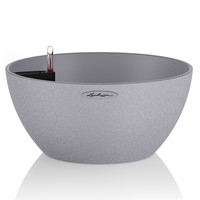 Фото Кашпо Lechuza Cubeto Stone 40 сірий камінь 13840