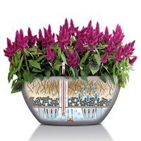 Кашпо Lechuza Cubeto Stone 40 сірий камінь 13840