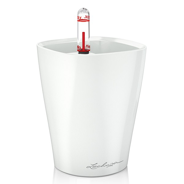 Кашпо Lechuza Mini - Deltini білий блискучий 14950