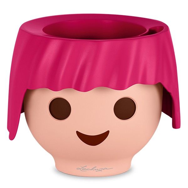 Кашпо для дітей Lechuza Ojo рожевий 19041