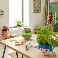 Кашпо для дітей Lechuza Ojo рожевий 19041