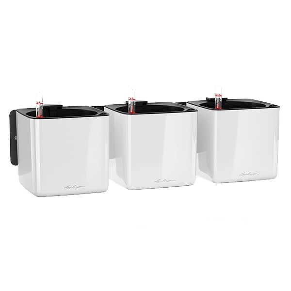 Комплект Lechuza Green Wall Home Kit Glossy 48х6х14 см білий 13523