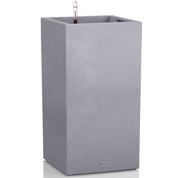 Вазон Lechuza Canto Stone High 30 сірий камінь 13600