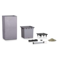 Фото Вазон Lechuza Canto Stone High 30 сірий камінь 13600