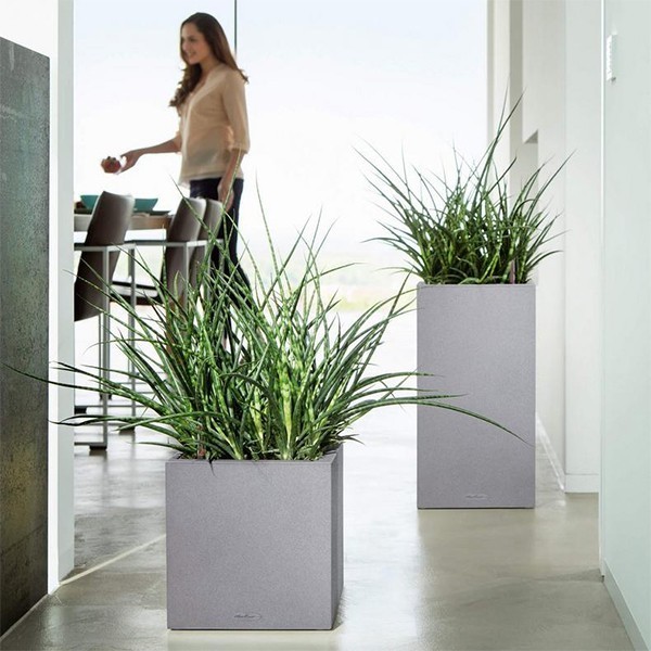 Вазон Lechuza Canto Stone High 30 сірий камінь 13600