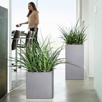 Вазон Lechuza Canto Stone High 30 сірий камінь 13600