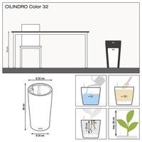 Вазон Lechuza CILINDRO Color 32 Білий 13950