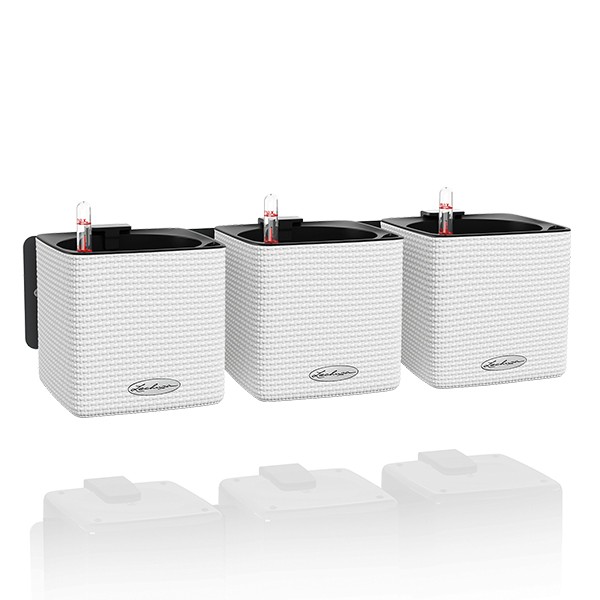 Комплект Lechuza Green Wall Home Kit Color 48х6х14 см білий 13398