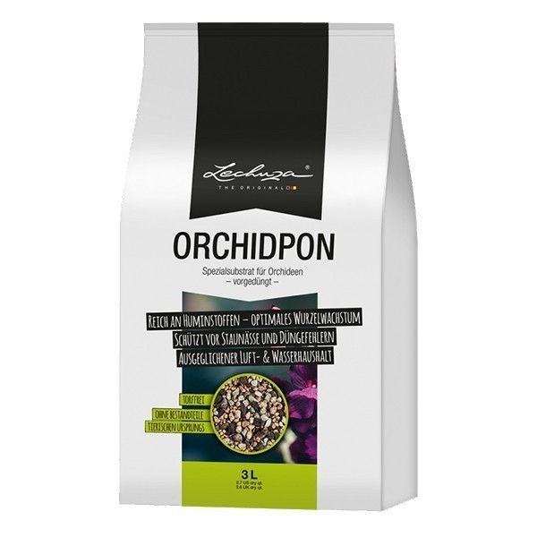 Стабільний неорганічний субстрат Lechuza Orchidpon для орхідей 3 л 19580
